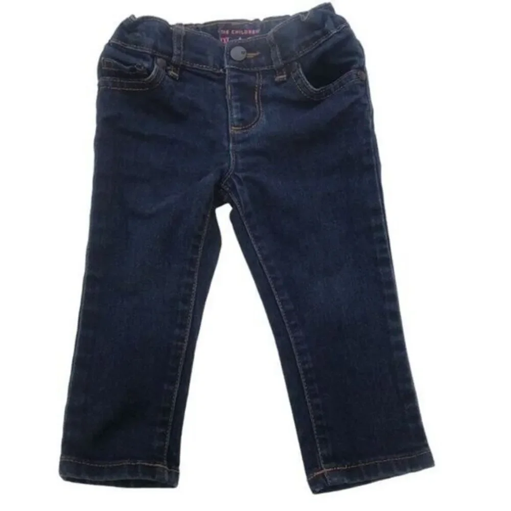 The Children's Place Super‎ Skinny Dark Wash Denim Jeans 18-24 Months